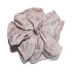 Dusty Mauve Tercel Round Scrunchie Mauve Jacquard, Textured