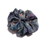 Starry Night Satin Round Scrunchie Celestial, Galaxy