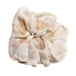 Taupe Tint Tercel Round Scrunchie Beige Marble
